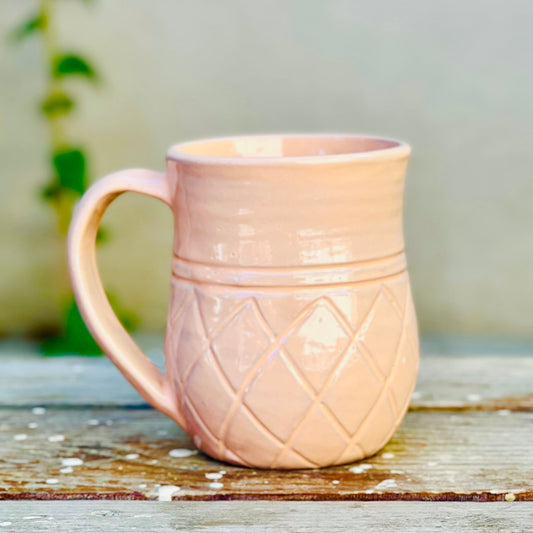 Ananas Mug- Brushed Pale Sherbet