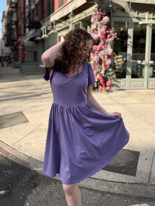 RAZELE dress in Purple Haze