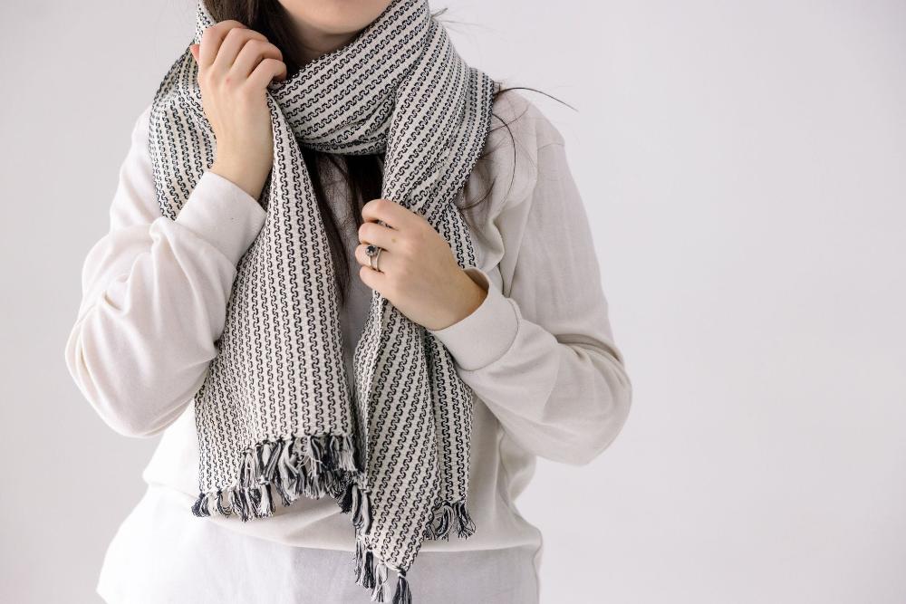 Aaron Handwoven Ethiopian Cotton Scarf