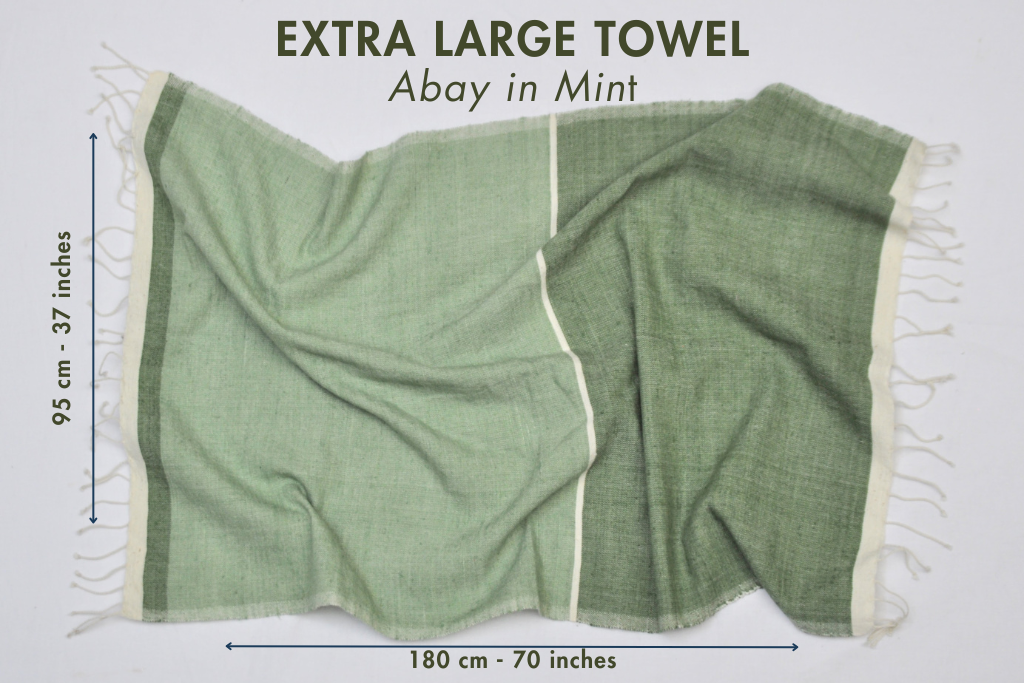 Abay Handwoven Ethiopian Cotton Beach Towel
