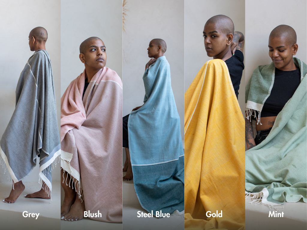 Abay Handwoven Ethiopian Cotton Beach Towel