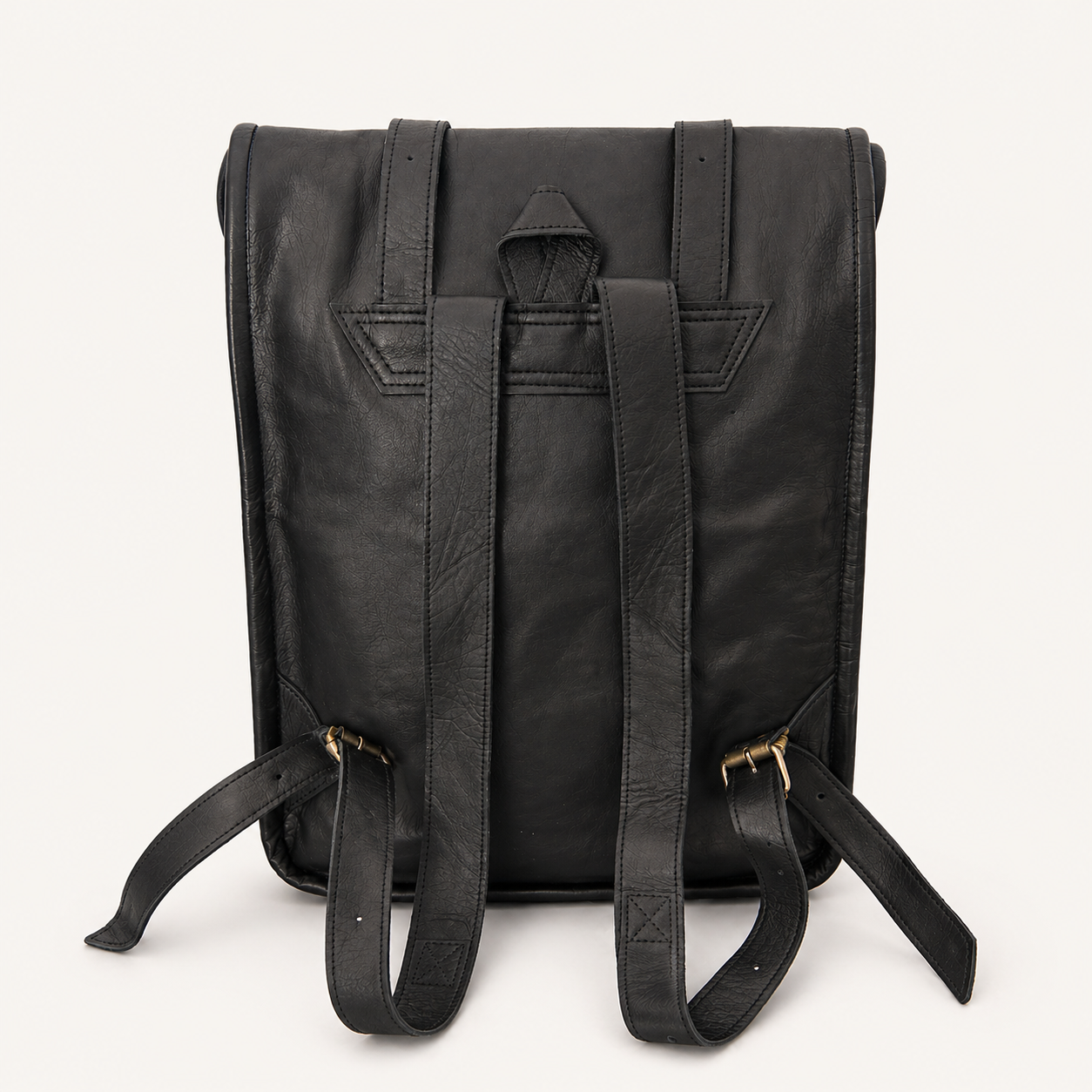 Adventurer Leather Rolltop Backpack