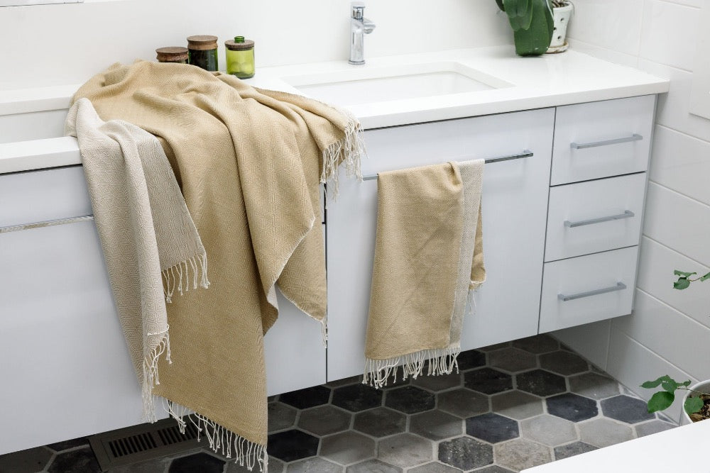 Almaz Handwoven Ethiopian Cotton Bath Towel