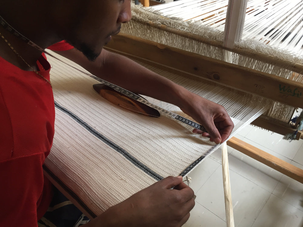 Wari Handwoven Ethiopian Cotton Waffle Bath Towel