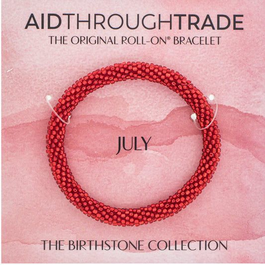 Birthstone Roll-On® Bracelets - July