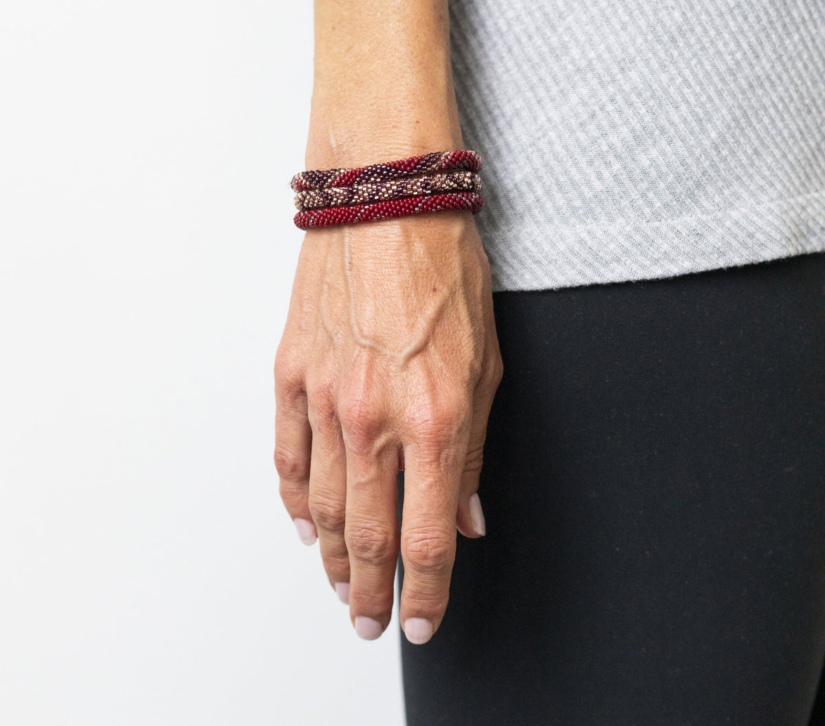 Roll-On® Bracelets - Bordeaux