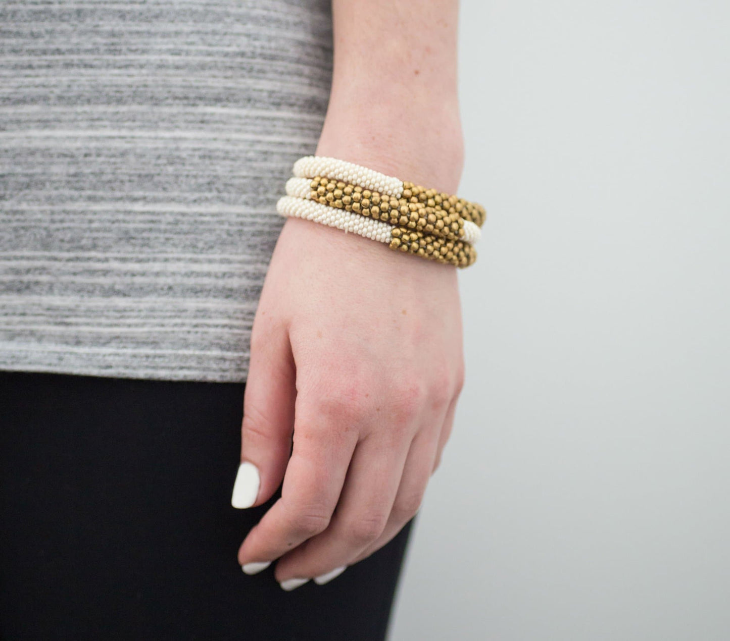 Statement Roll-On® Bracelets - Golden Division Cream