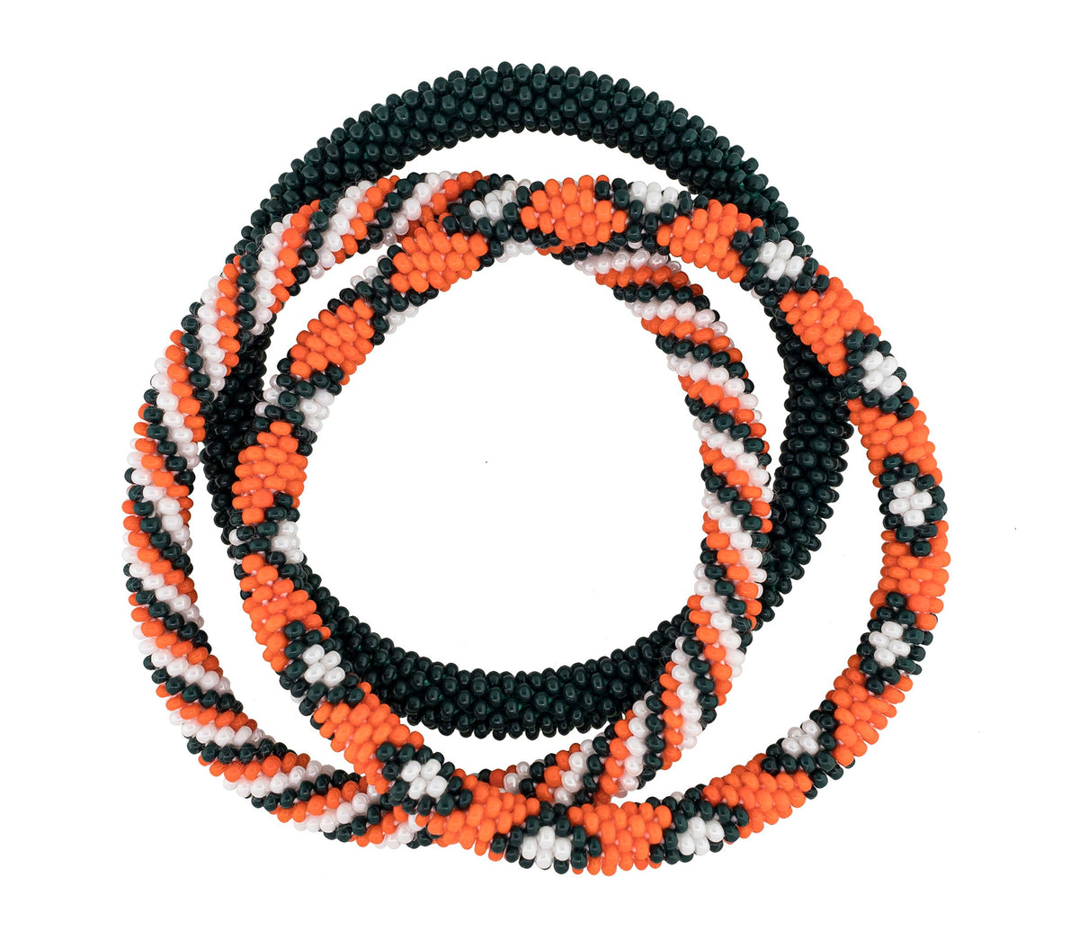 Game Day Roll-On® Bracelets - Orange & Green