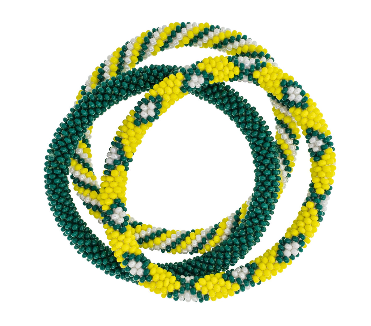 Game Day Roll-On® Bracelets - Yellow & Green