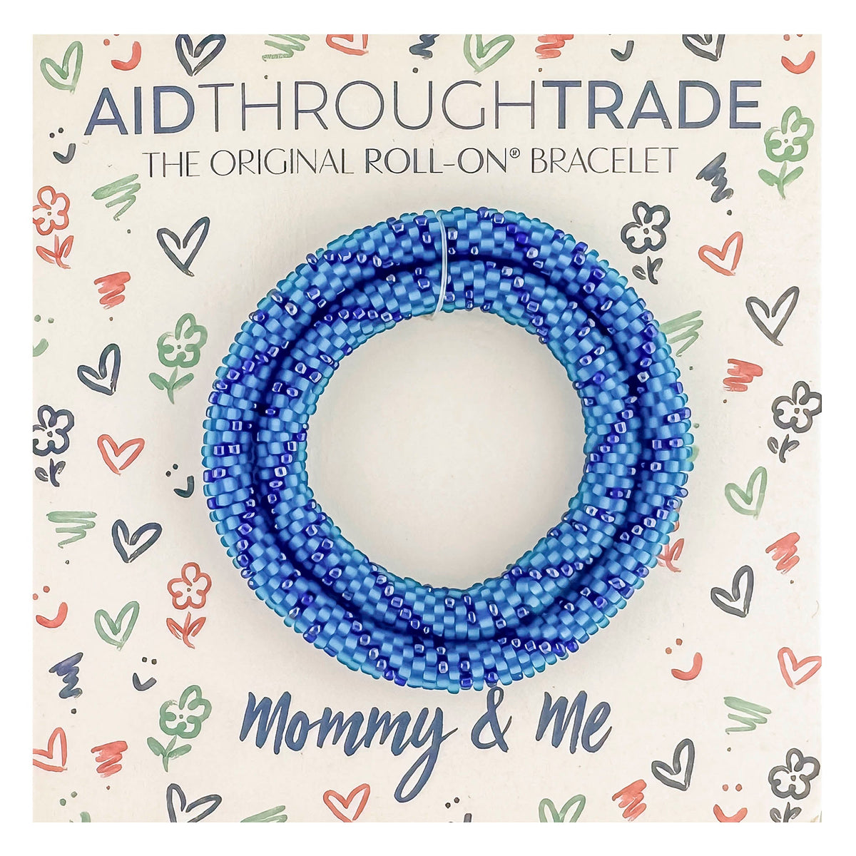 Mommy & Me Roll-On® Bracelets - Azul
