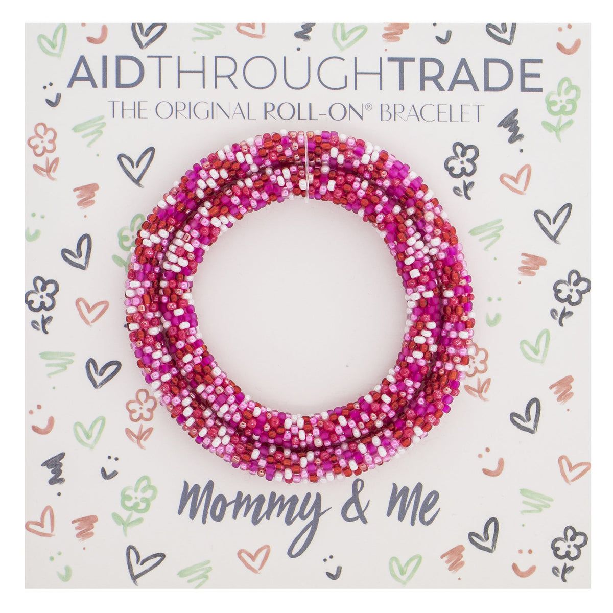 Mommy & Me Roll-On® Bracelets - Blooming Bouquet