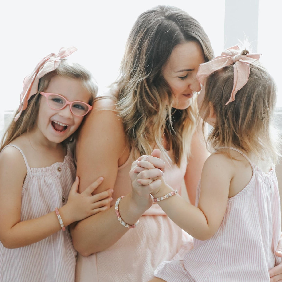 Mommy & Me Roll-On® Bracelets - Desert Rose