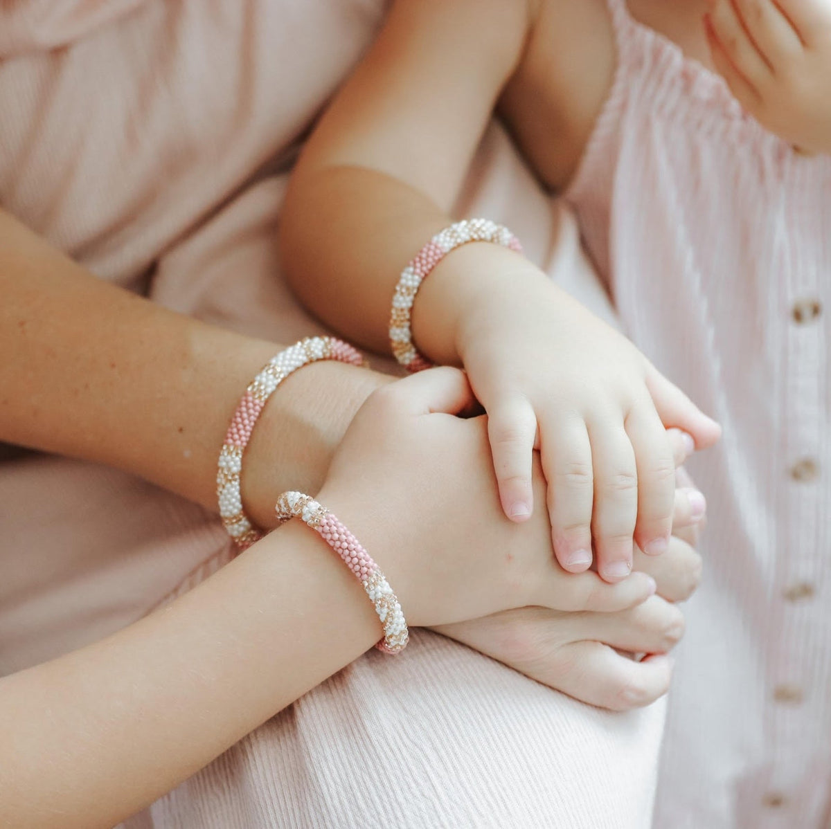 Mommy & Me Roll-On® Bracelets - Desert Rose