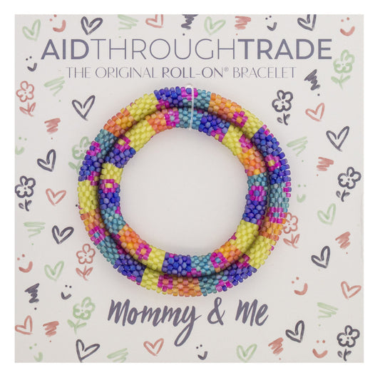 Mommy & Me Roll-On® Bracelets - Finger Paint