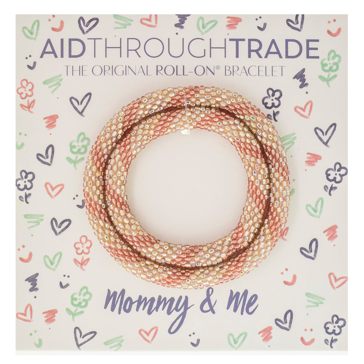 Mommy & Me Roll-On® Bracelets - Glitter