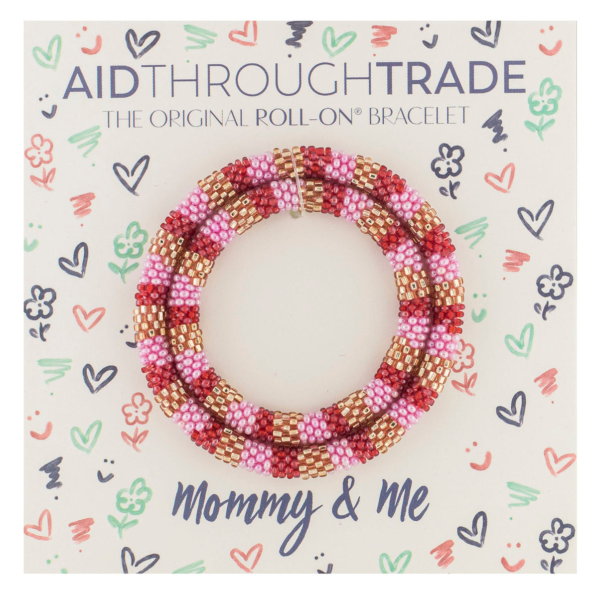 Mommy & Me Roll-On® Bracelets - Hibiscus
