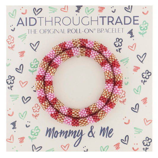 Mommy & Me Roll-On® Bracelets - Hibiscus