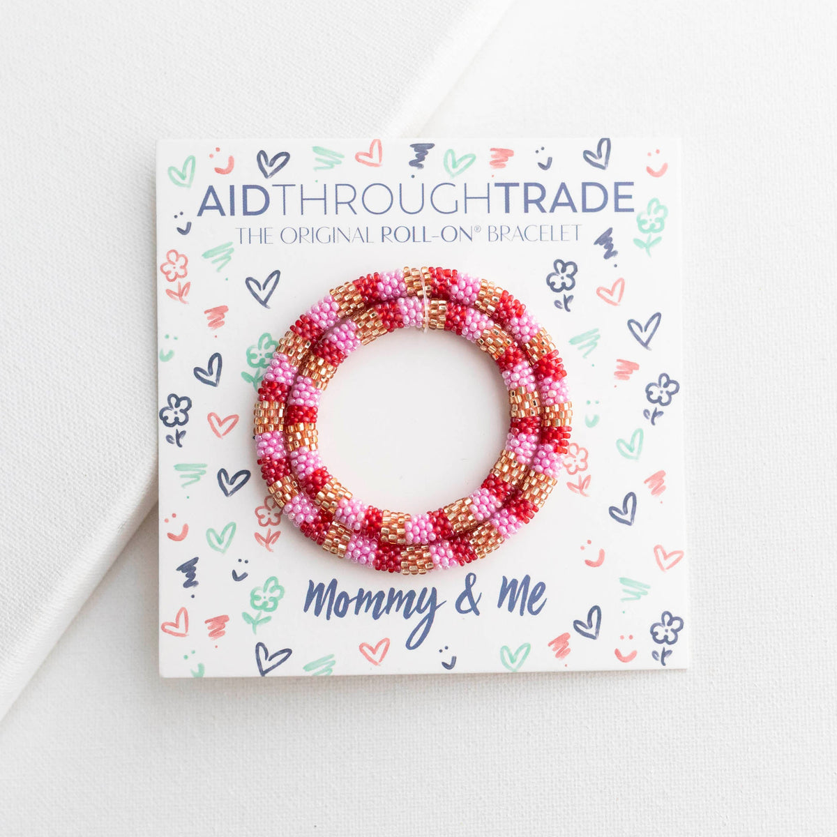 Mommy & Me Roll-On® Bracelets - Hibiscus