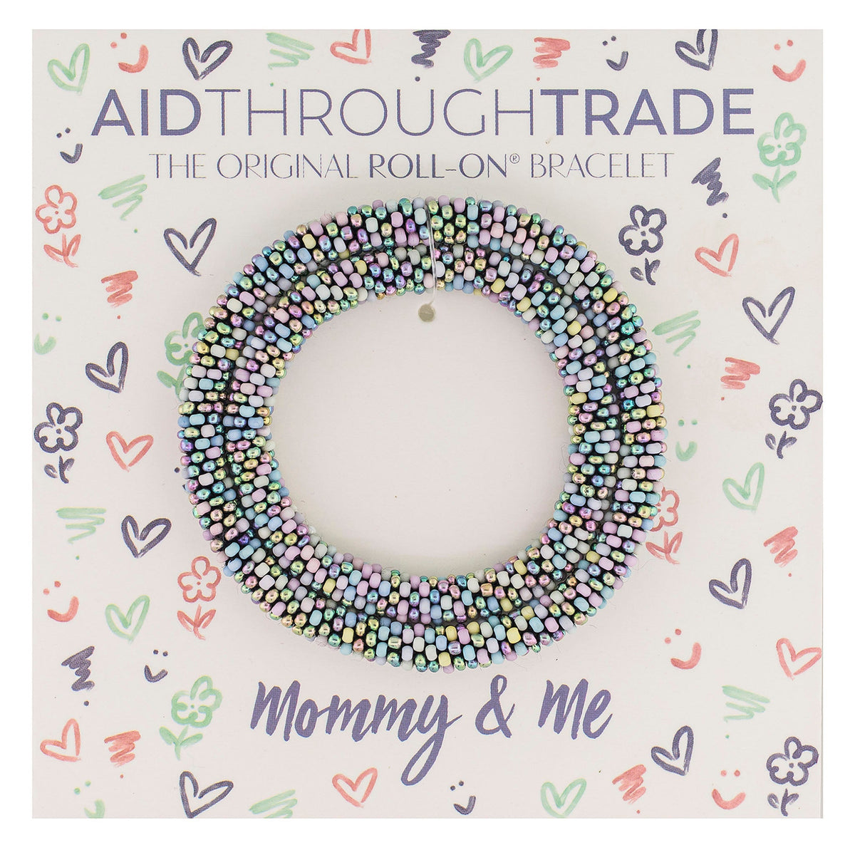 Mommy & Me Roll-On® Bracelets - Pastel Moon