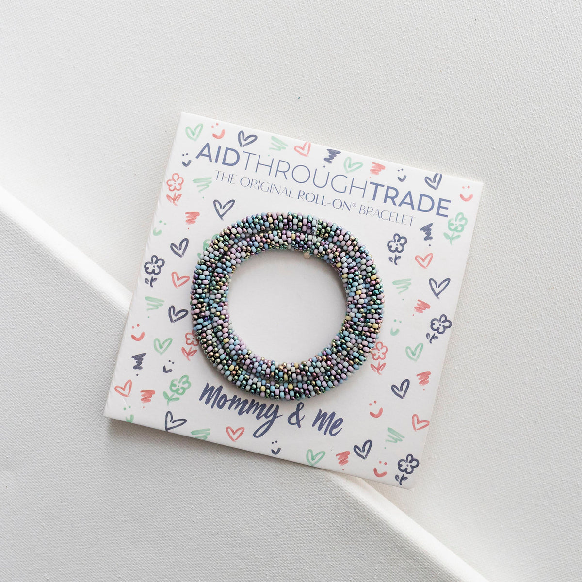 Mommy & Me Roll-On® Bracelets - Pastel Moon