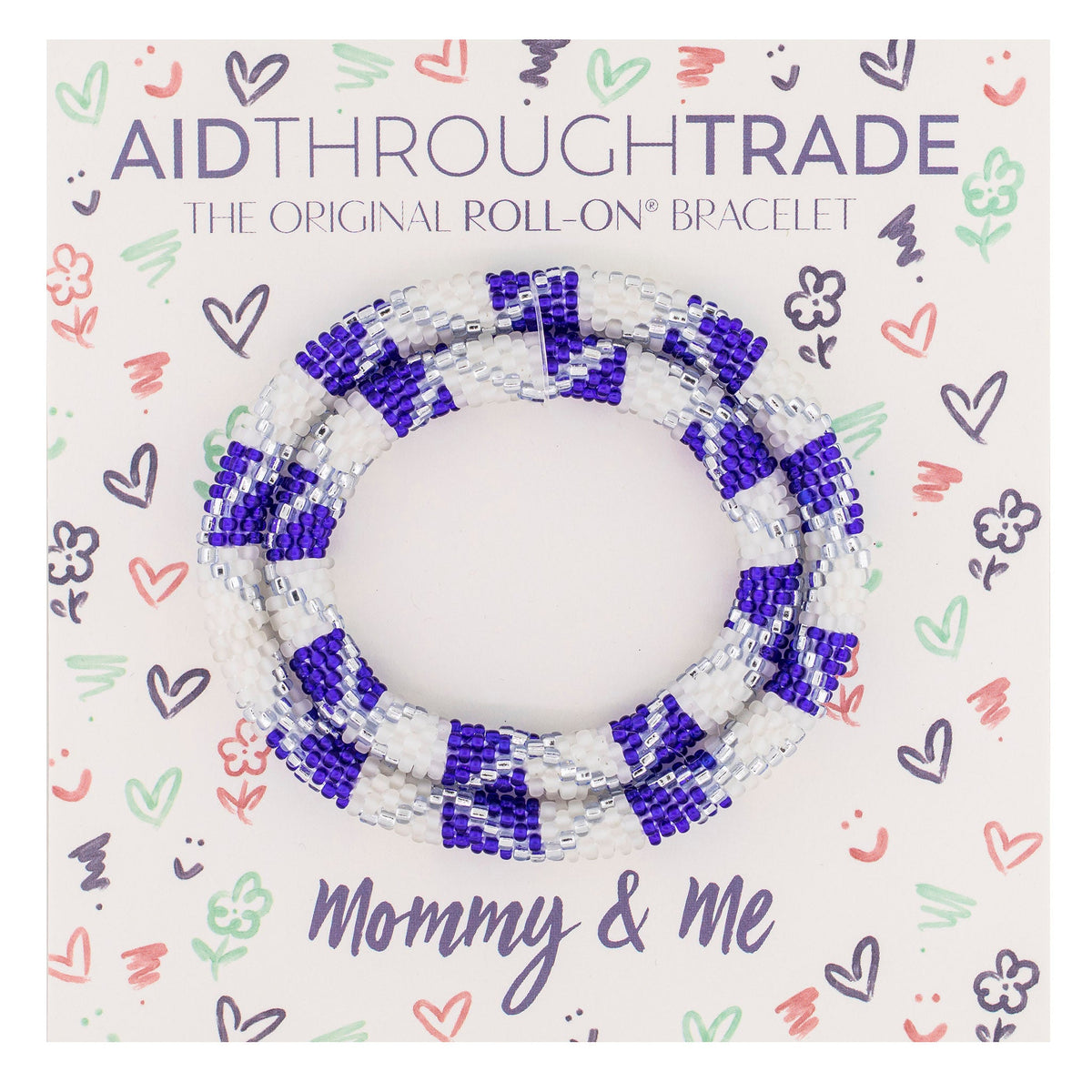 Mommy & Me Roll-On® Bracelets - Peace