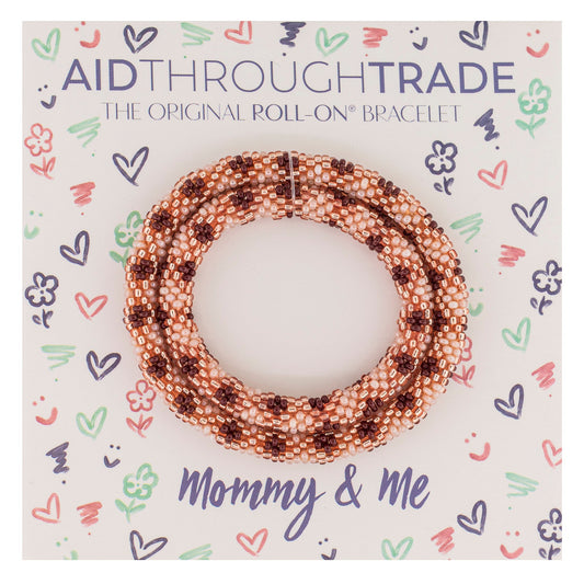 Mommy & Me Roll-On® Bracelets - Rosewood