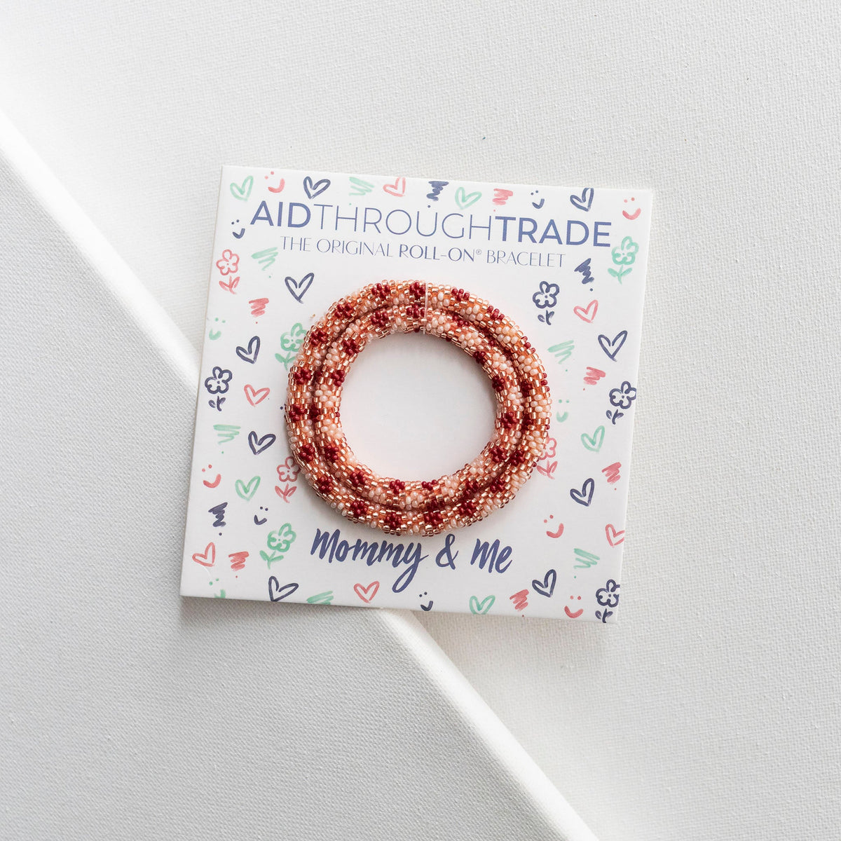Mommy & Me Roll-On® Bracelets - Rosewood