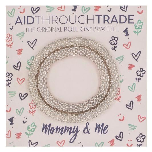 Mommy & Me Roll-On® Bracelets - Sterling
