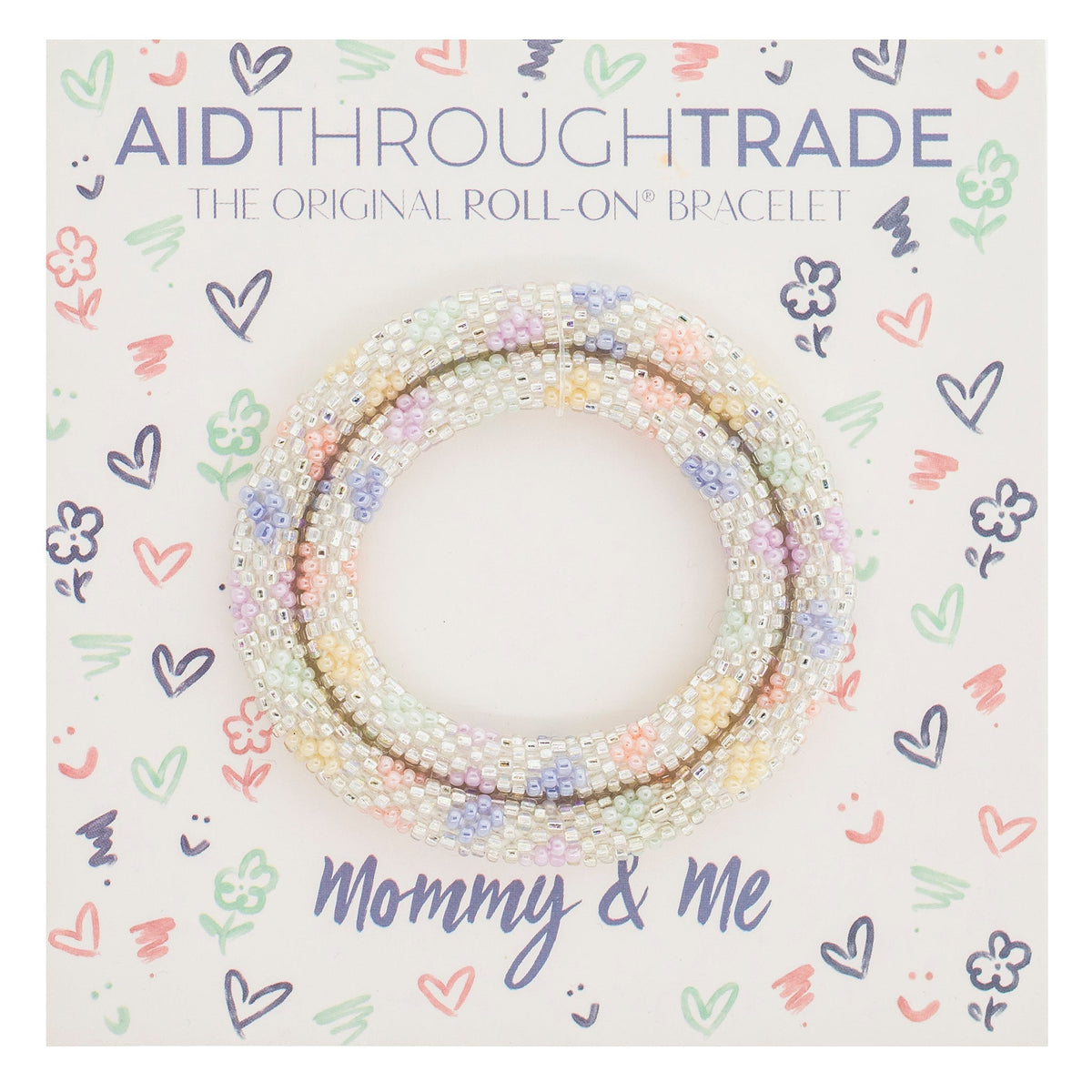 Mommy & Me Roll-On® Bracelets - Watercolor