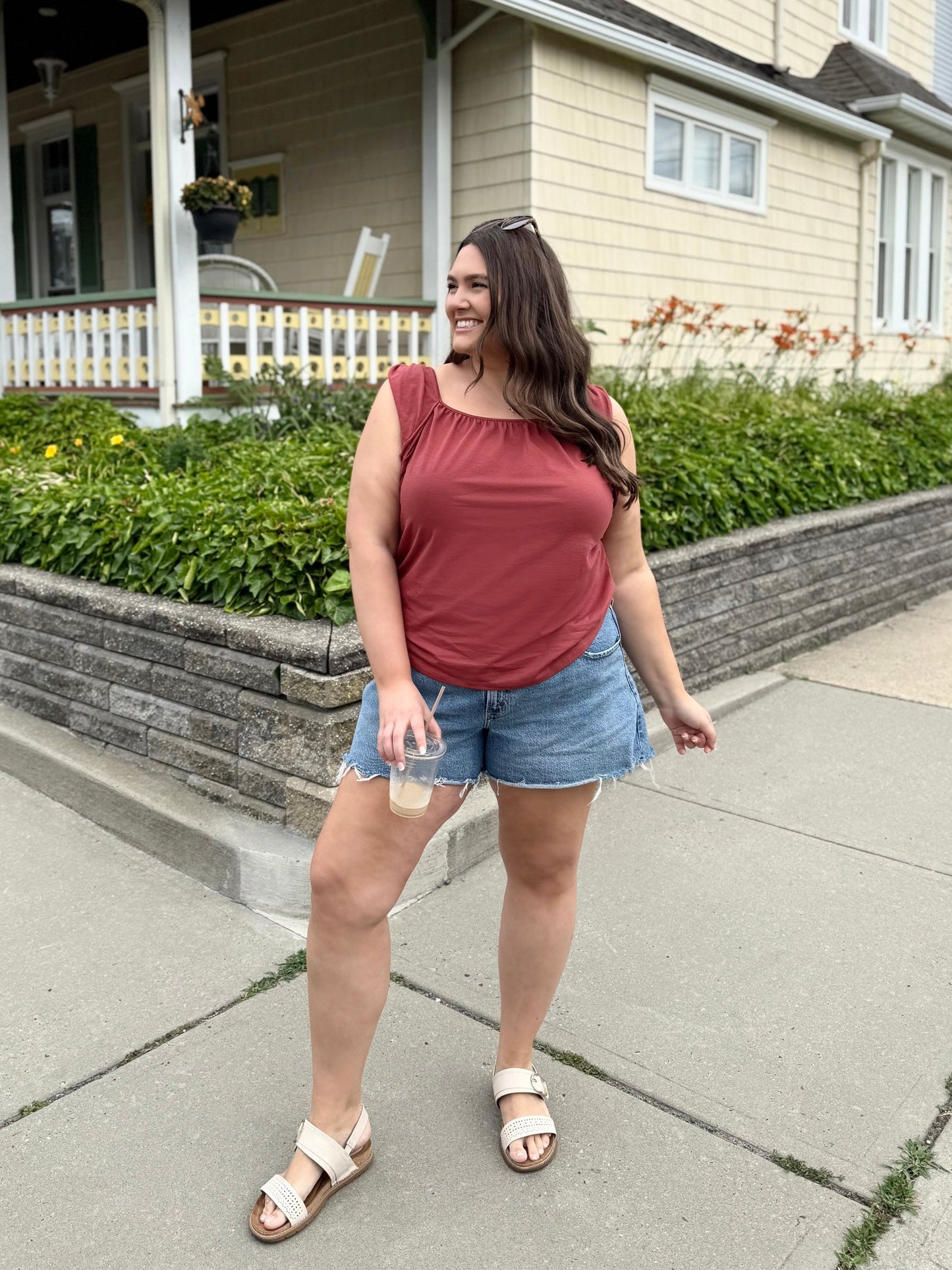 ADORA tank in Earthy Red