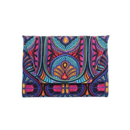 Embroidered Tahj Envelope Clutch | iPad Bag - Thailand