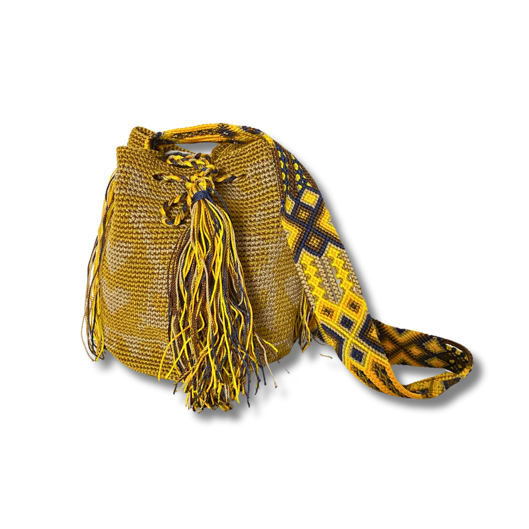 Catalina Hearts Crochet Cross-Body Bag One of a Kind - Mexico