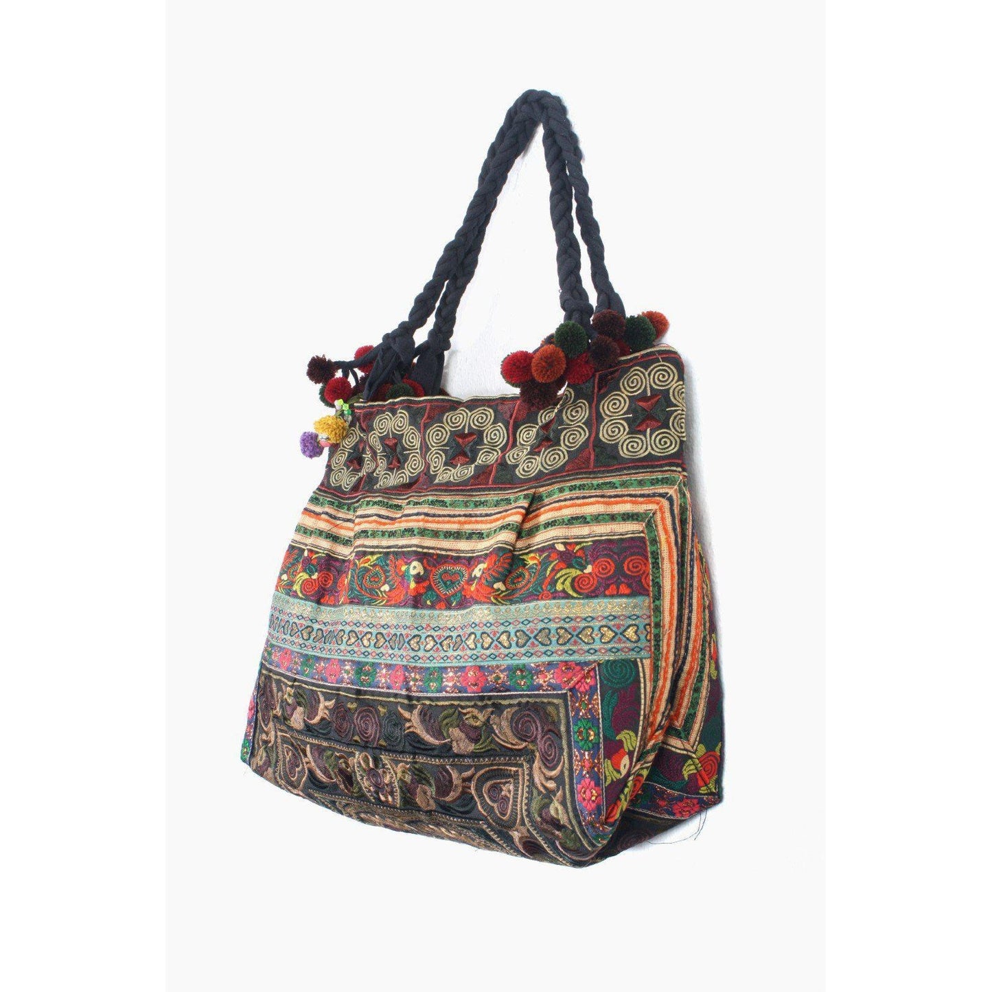 Dove Embroidered Tote Shoulder Bag - Thailand