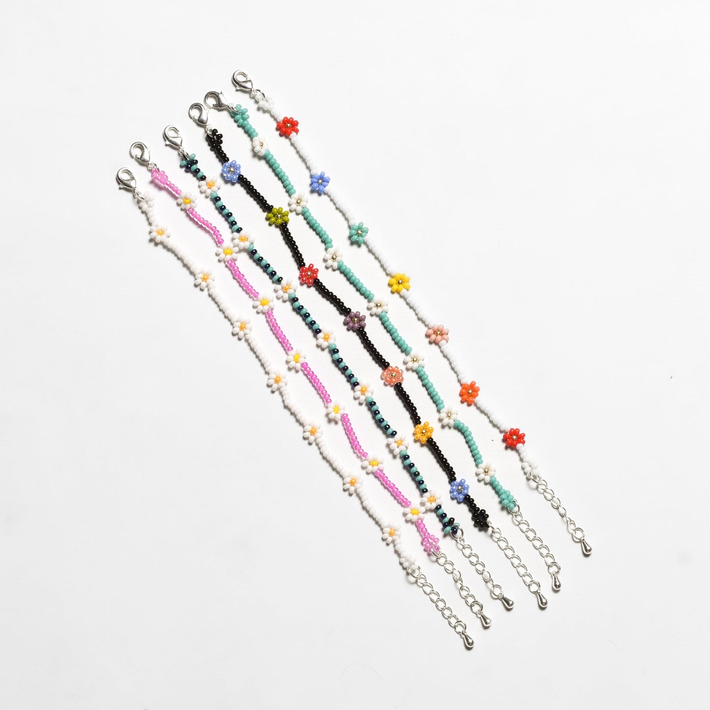 Daisy Seed Bead Bracelet - Guatemala