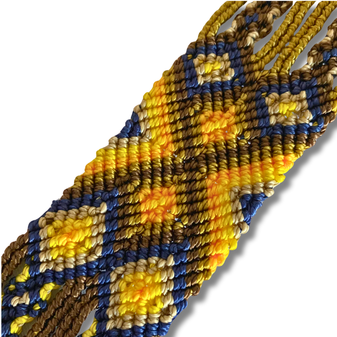 Catalina Hearts Crochet Cross-Body Bag One of a Kind - Mexico