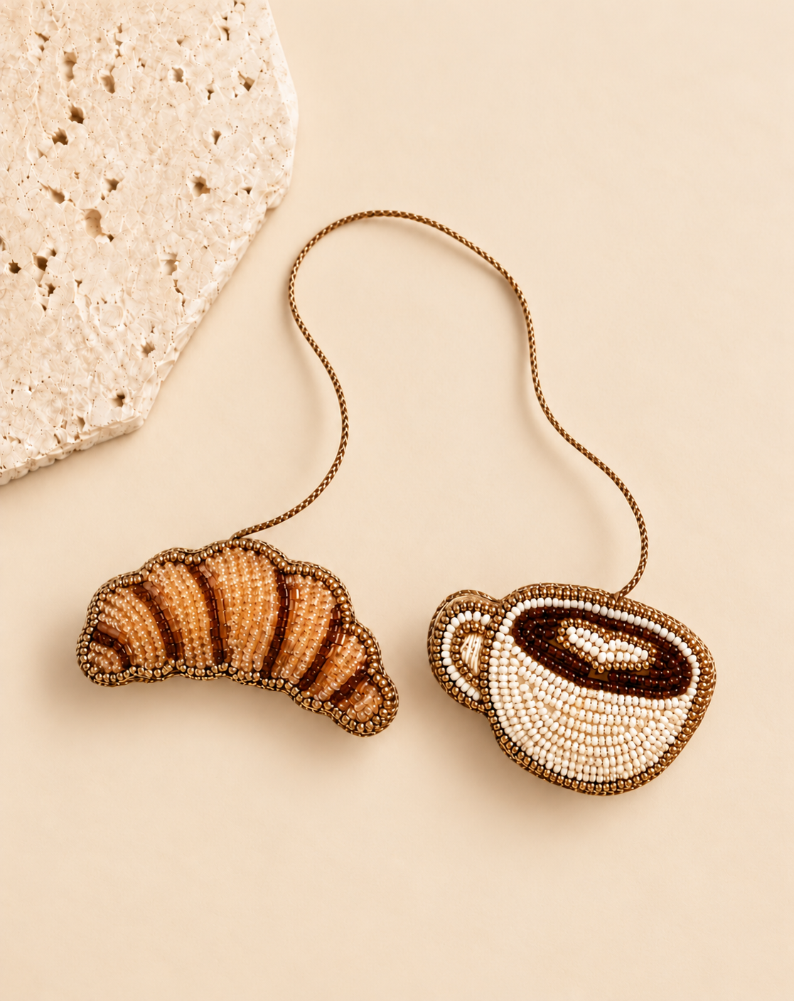 Cafe Duo Bag Charm