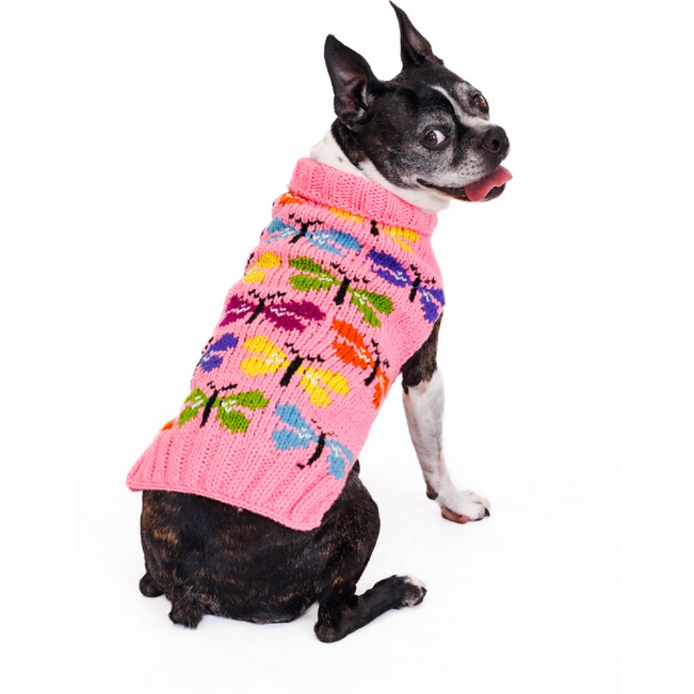 Butterfly Wool Dog Sweater