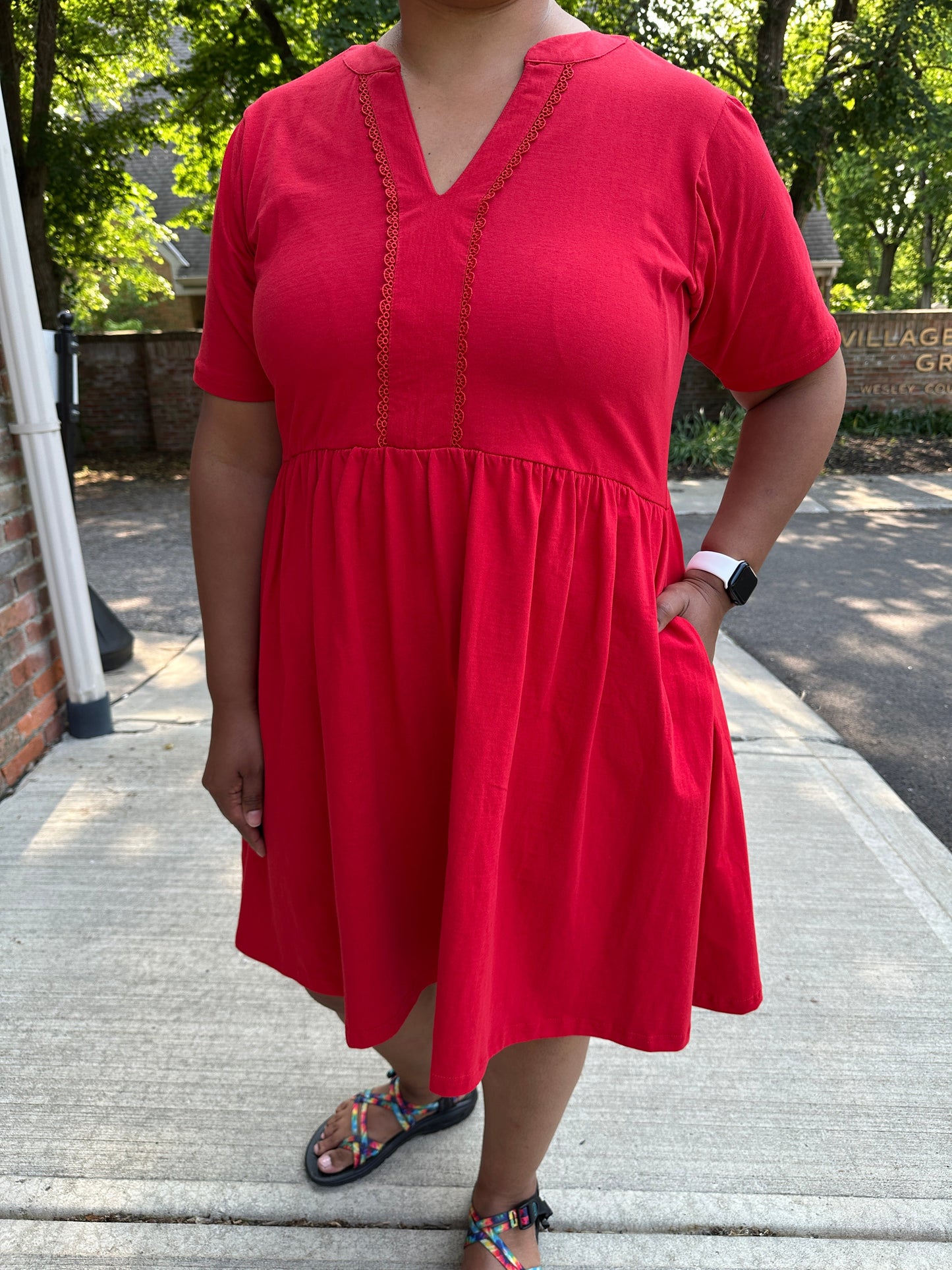 Sunset Knit Dress