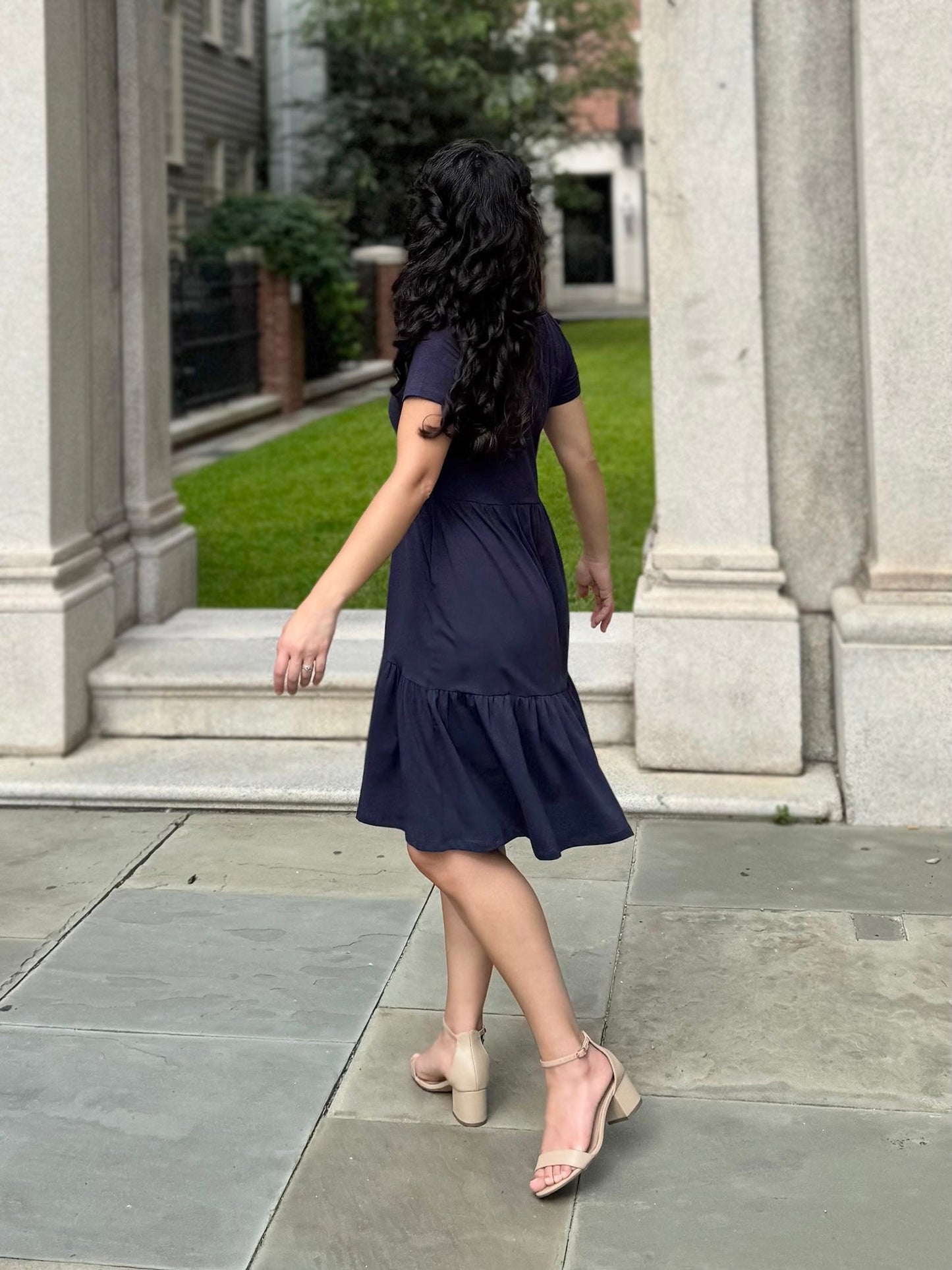 ARIA dress in Navy