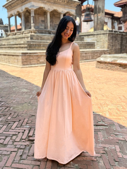 LYDIA dress in Apricot