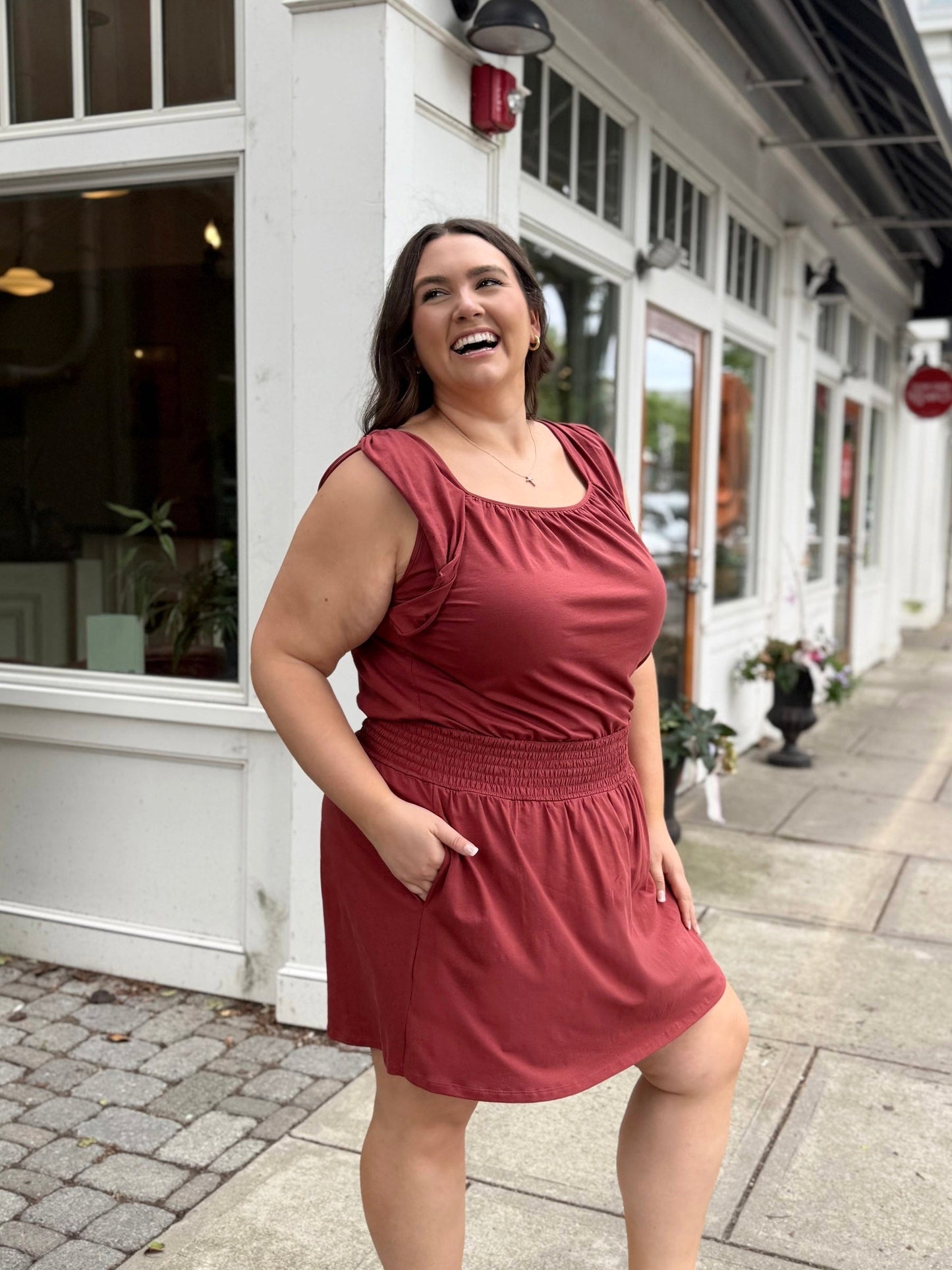 ADORA tank in Earthy Red