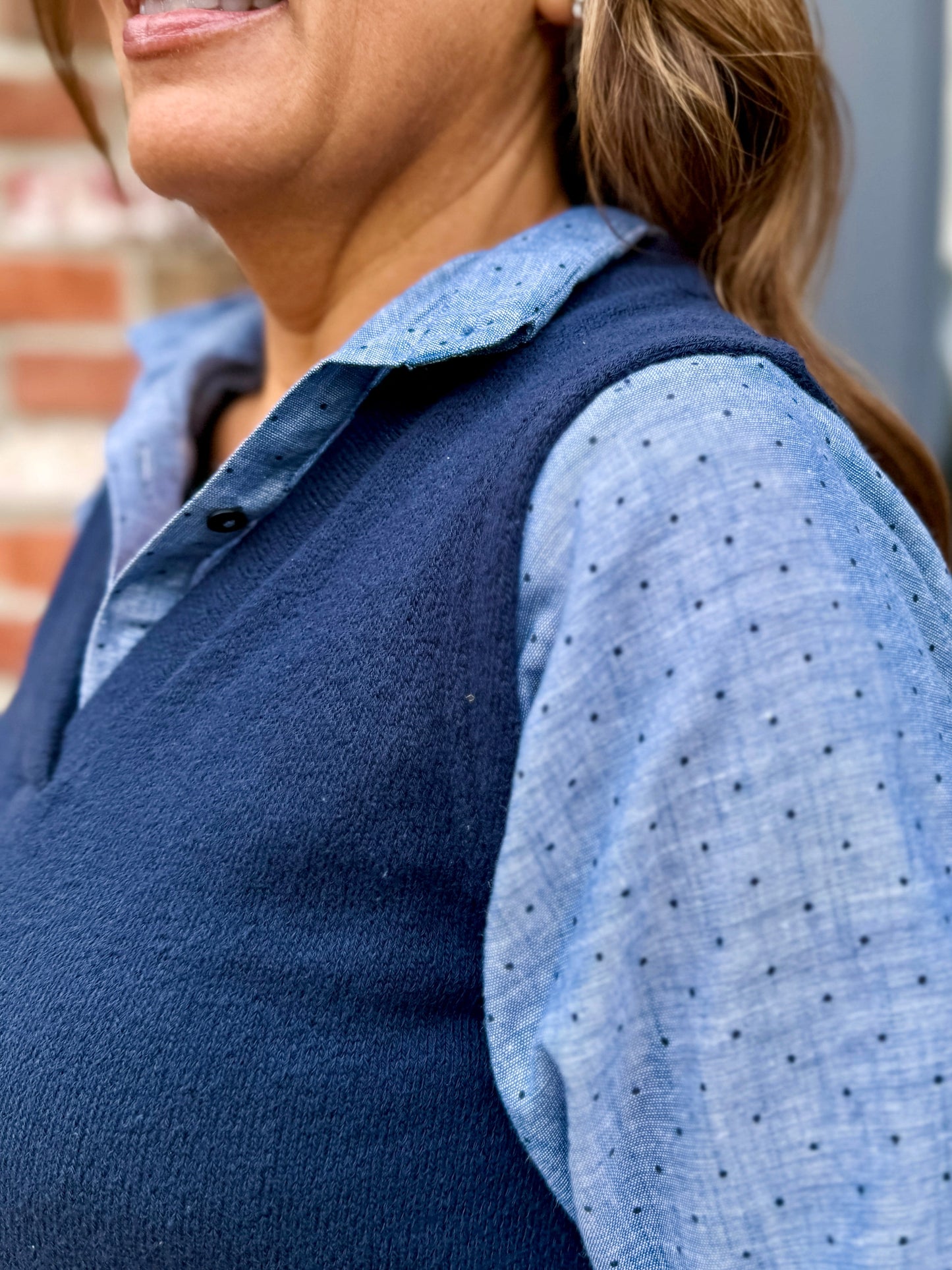 Fleece Vest Navy