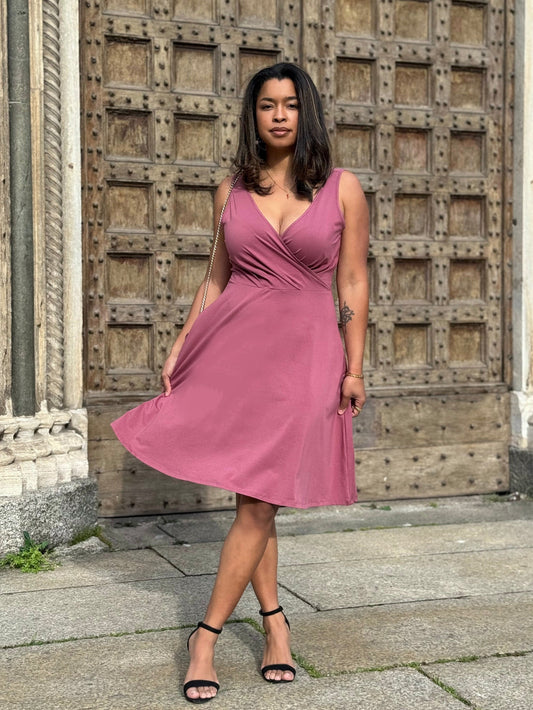 WREN dress in Vintage Mauve