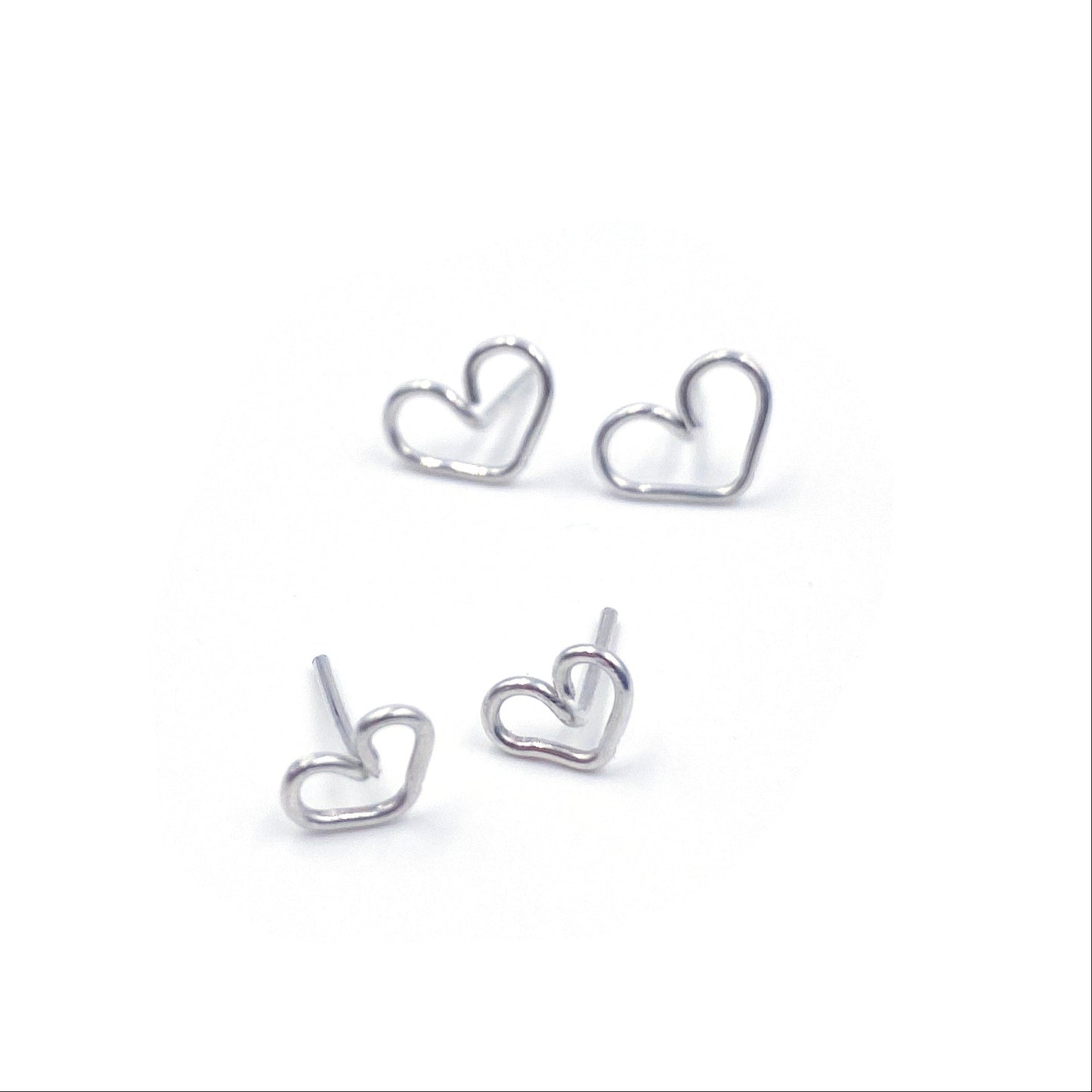Heart Studs