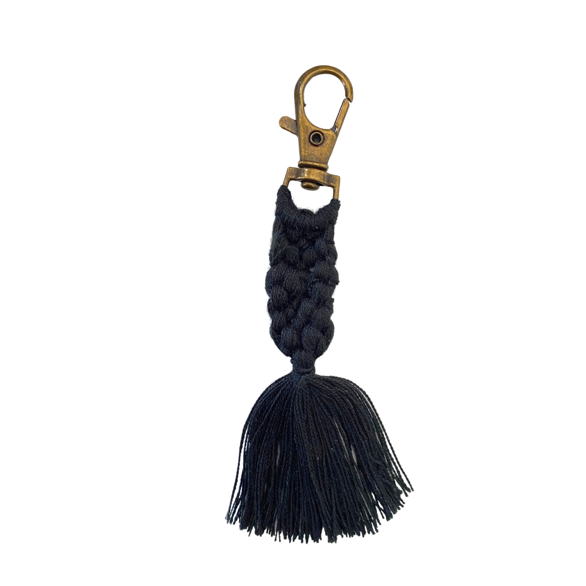 Macrame Zipper Pull Boho Bag Charm Tassel Decor - Thailand