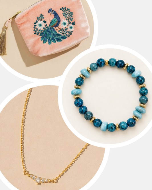 Capri Peacock Set