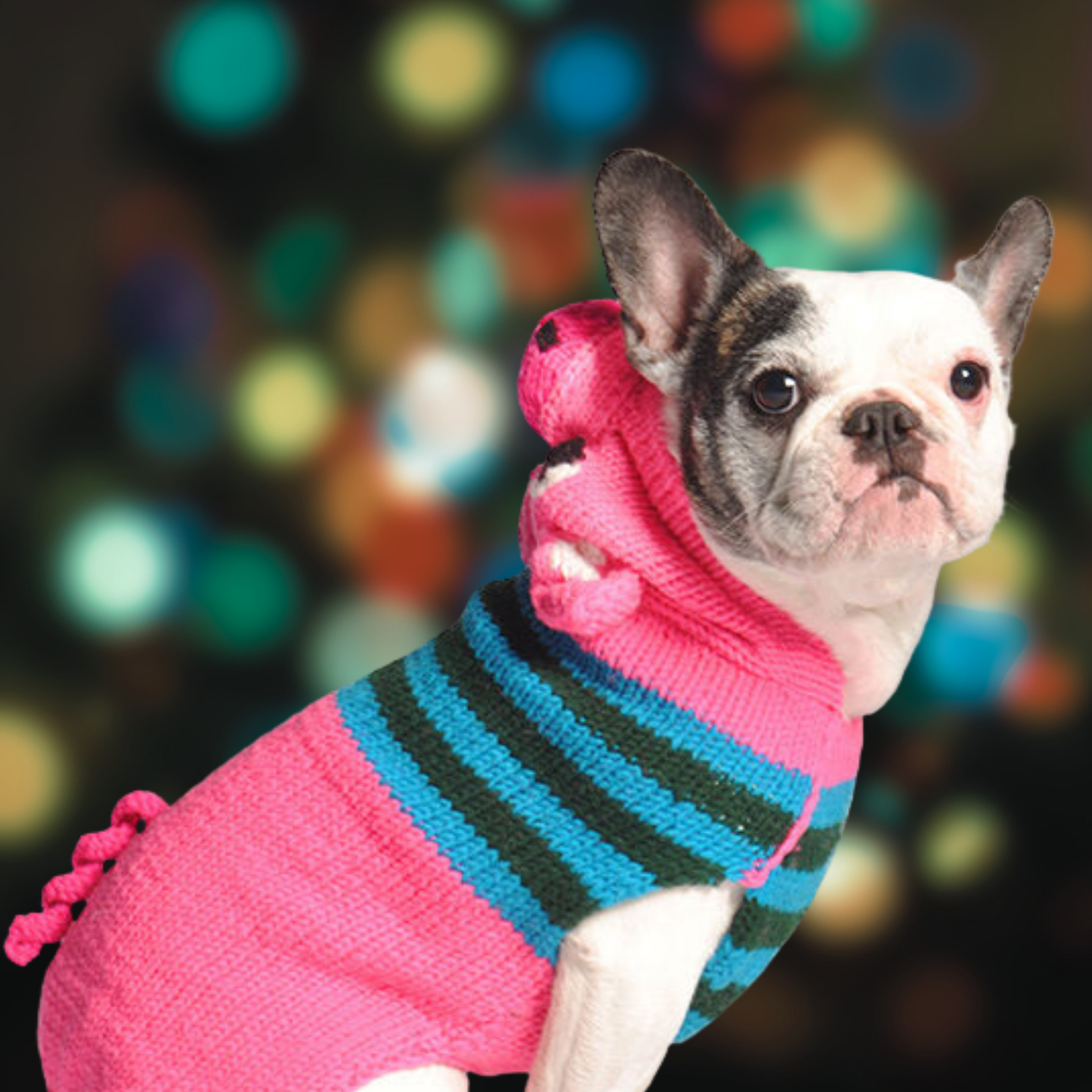 Pink Piggy Hoodie Dog Sweater