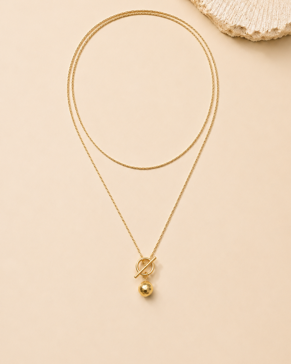 Convertible Wrap Necklace - Gold