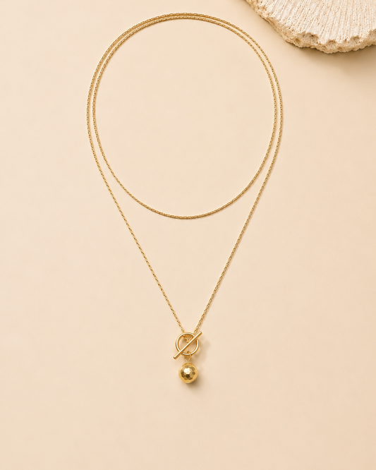 Convertible Wrap Necklace - Gold