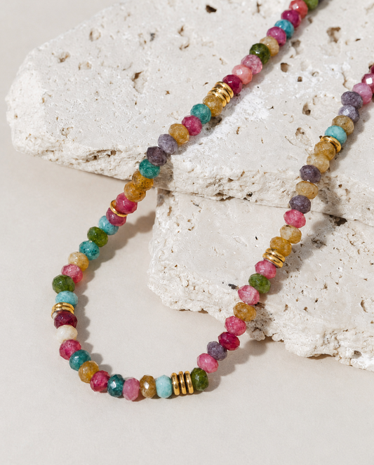 Mosaic Necklace - Gold